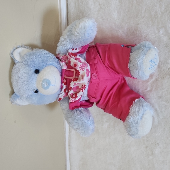 Build A Bear Winter Snow Flakw Plush with outfit 14" - Picture 8 of 16